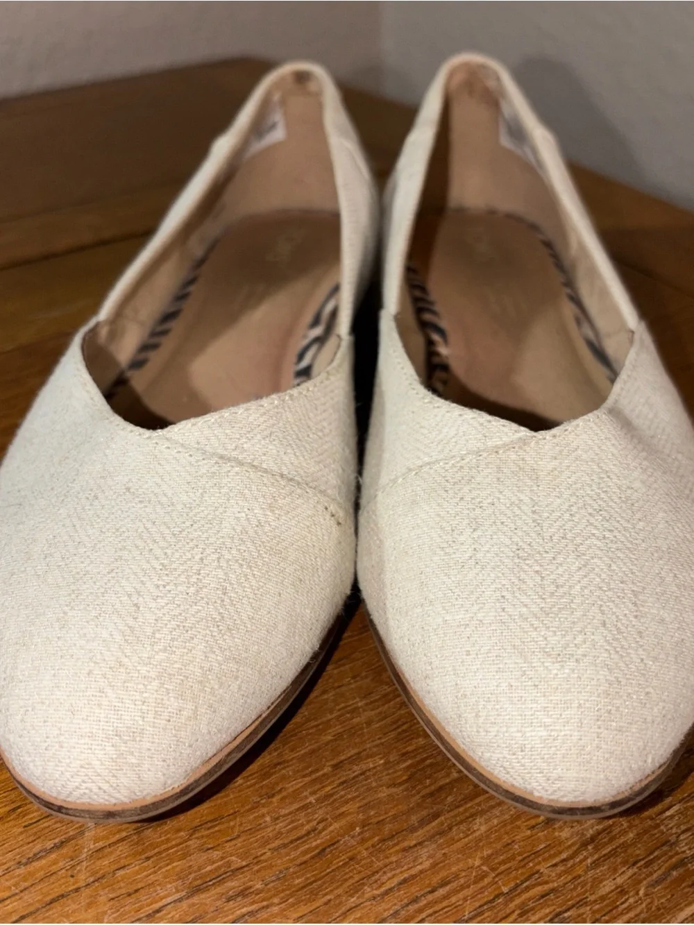TOMS Jutti Neat Loafer Women’s Flat Size 8 Beige